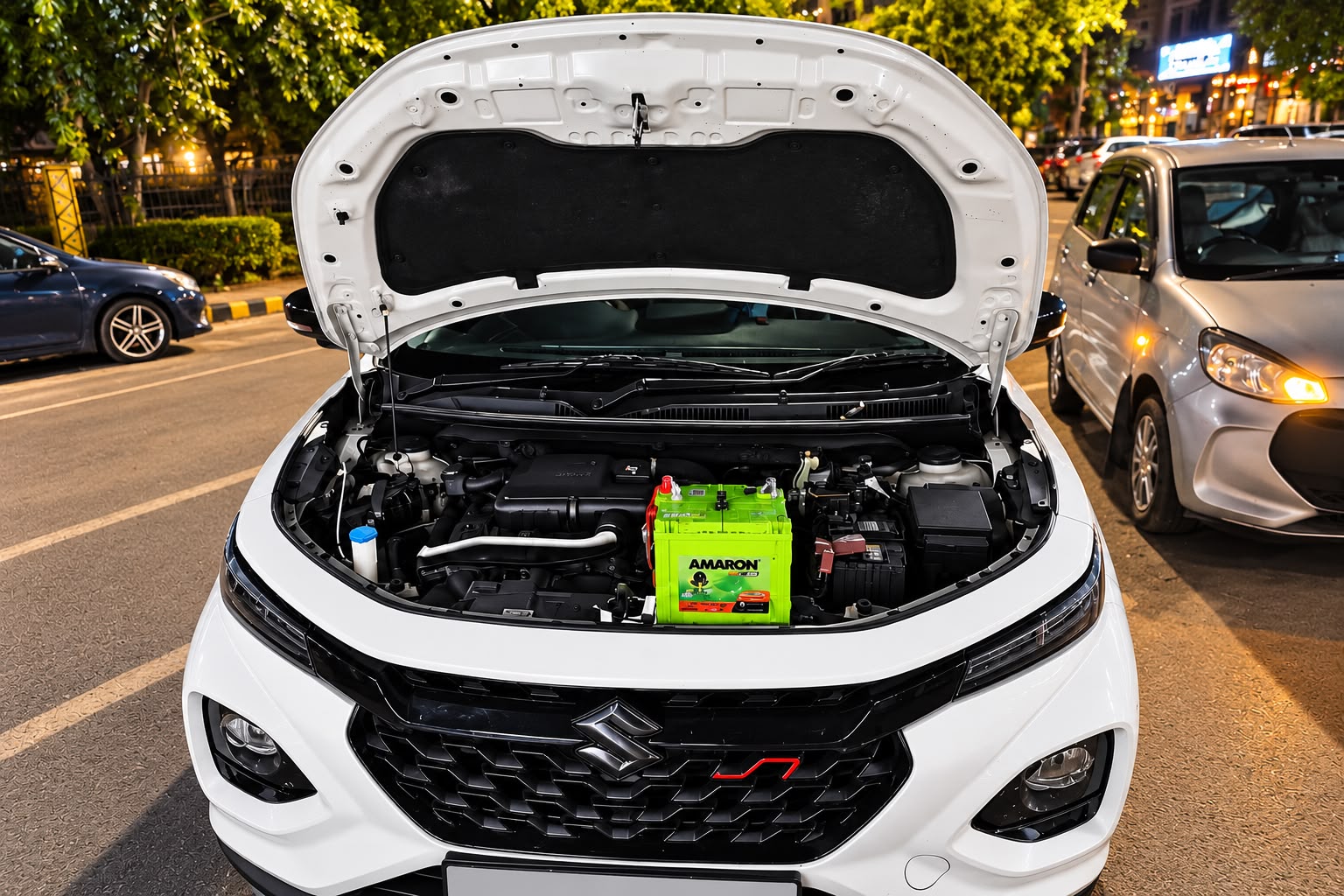 New car battery installation